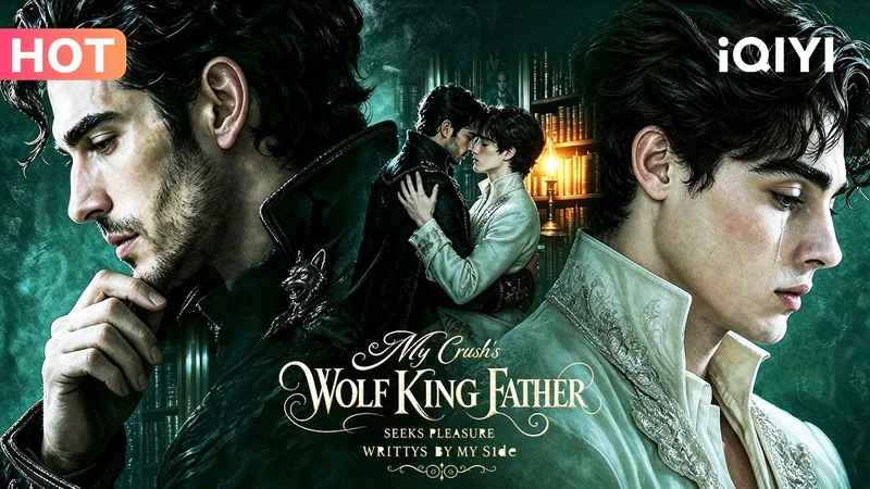 My Crush's Wolf King Father Seeks Pleasure with Me Every Night — BL AI short video thumbnail