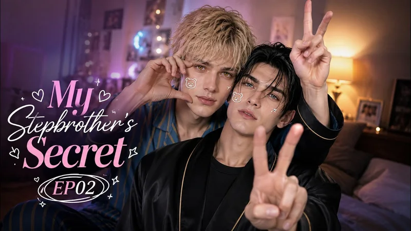 My Stepbrother's Secret —— BL AI 短剧视频封面