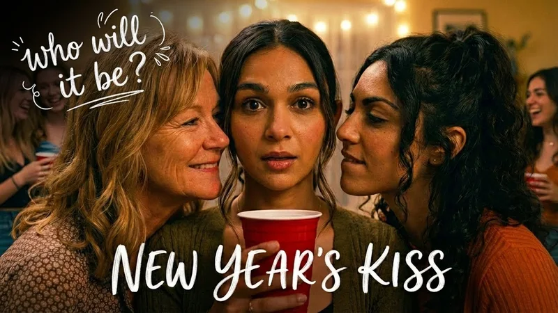 New Year's Kiss —— GL AI 短剧视频封面