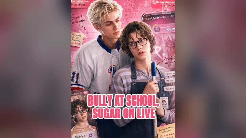 Bully at School, Sugar on Live —— BL AI 短剧视频封面
