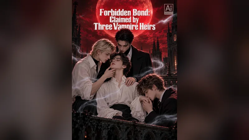 Forbidden Bond: Claimed by Three Vampire Heirs —— BL AI 短剧视频封面