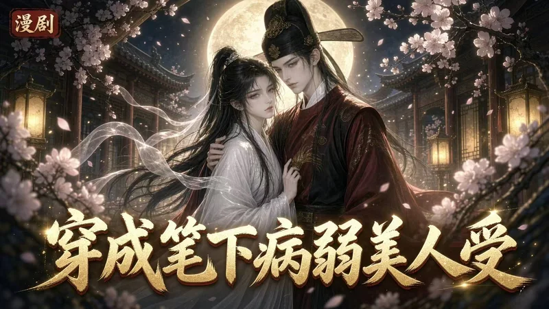 穿成笔下病弱美人受 — BL AI short video thumbnail