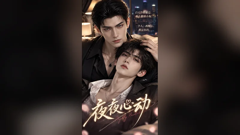 夜夜心动 —— BL AI 短剧视频封面