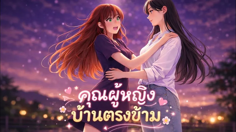 คุณผู้หญิงบ้านตรงข้าม — GL AI short video thumbnail