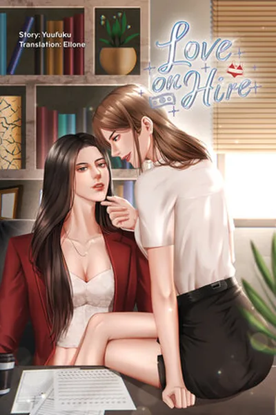 Love on Hire — GL novel cover (by Yuufuku)